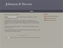 Tablet Screenshot of johnston-stevens.com